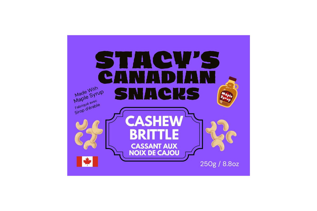 Maple Cashew Brittle 3 x250g