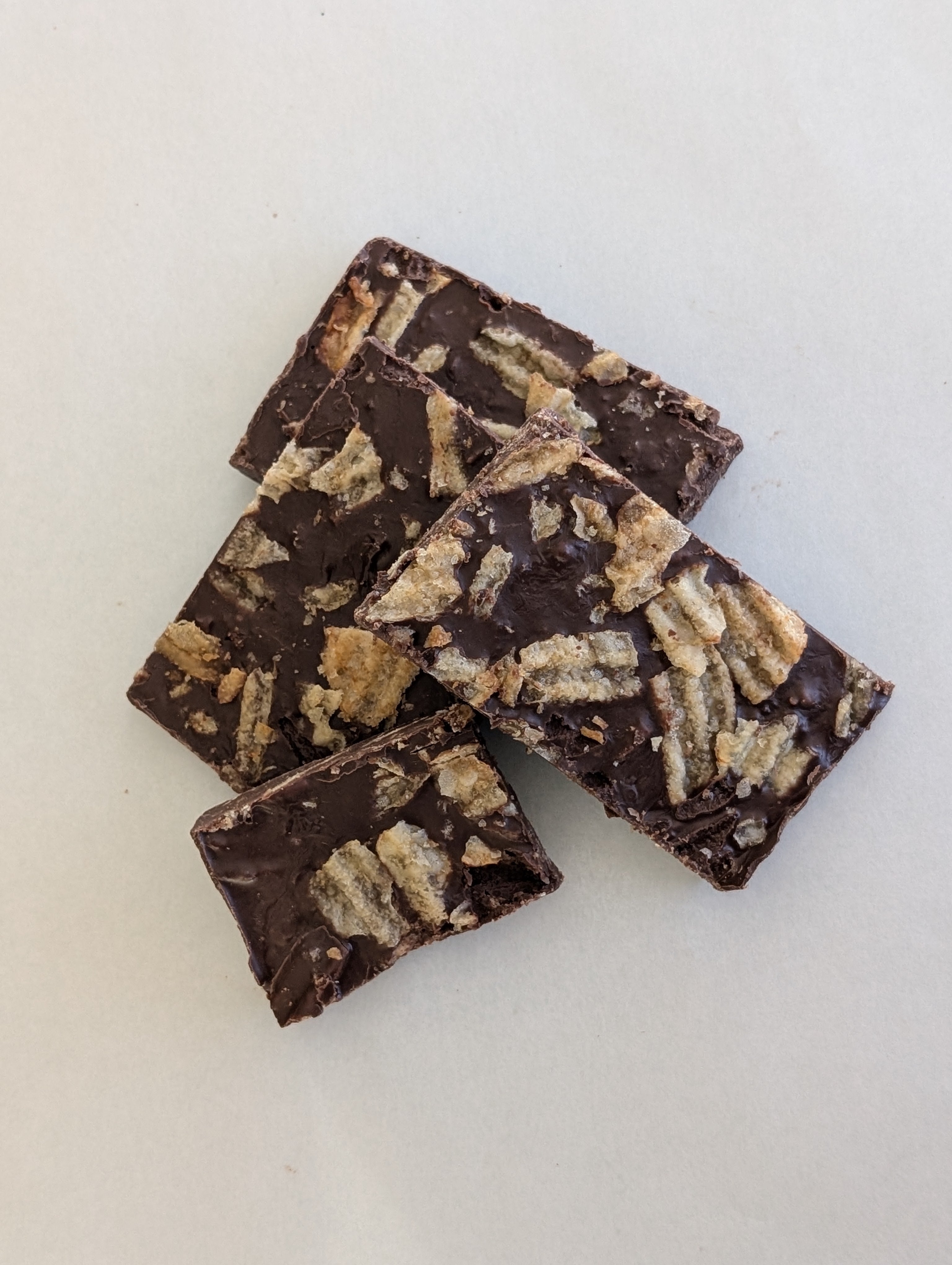 Dark Chocolate Potato Chip Bark 2 x200g Bag