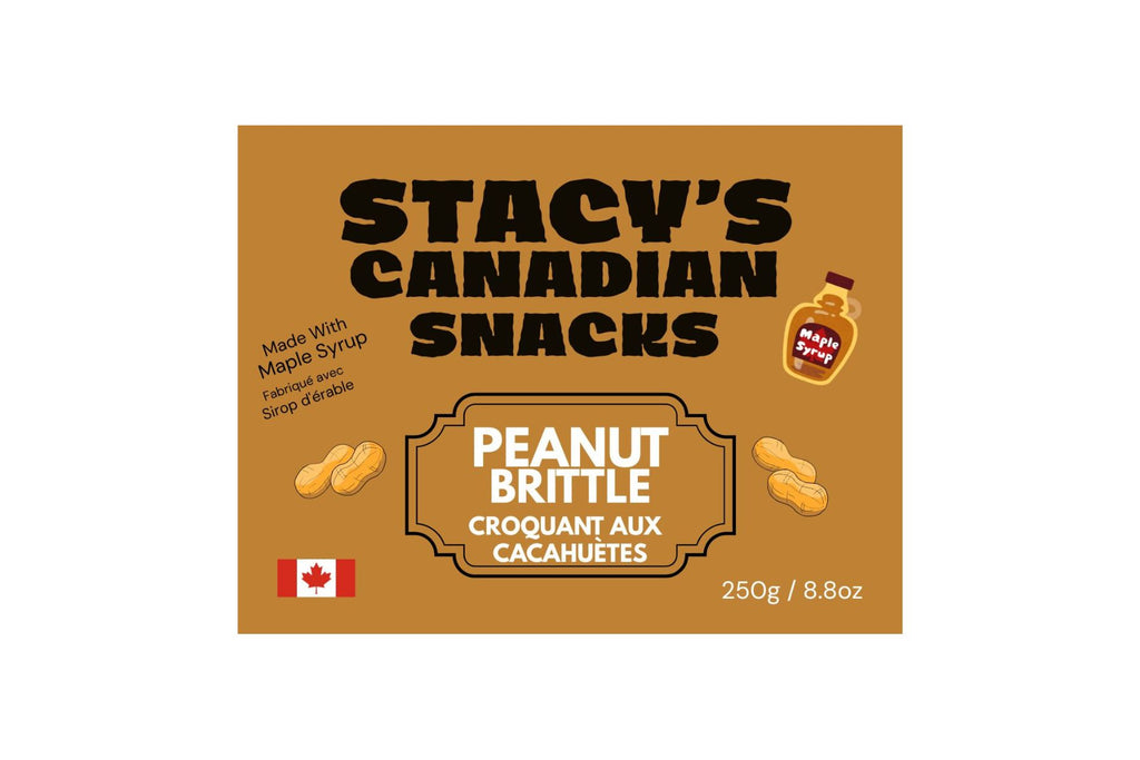 Maple Peanut Brittle 3 x250g